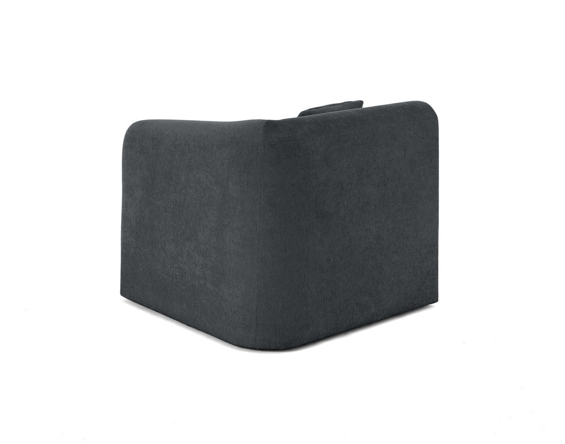 module d'assise d'angle droit en tissu Ikare