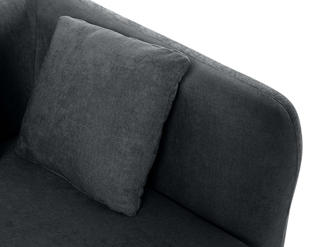 module d'assise d'angle droit en tissu Ikare