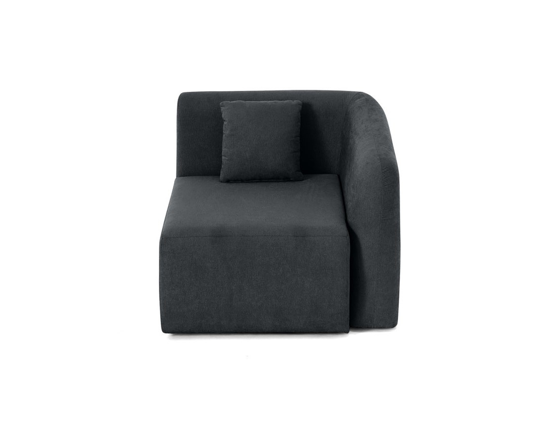 module d'assise d'angle droit en tissu Ikare