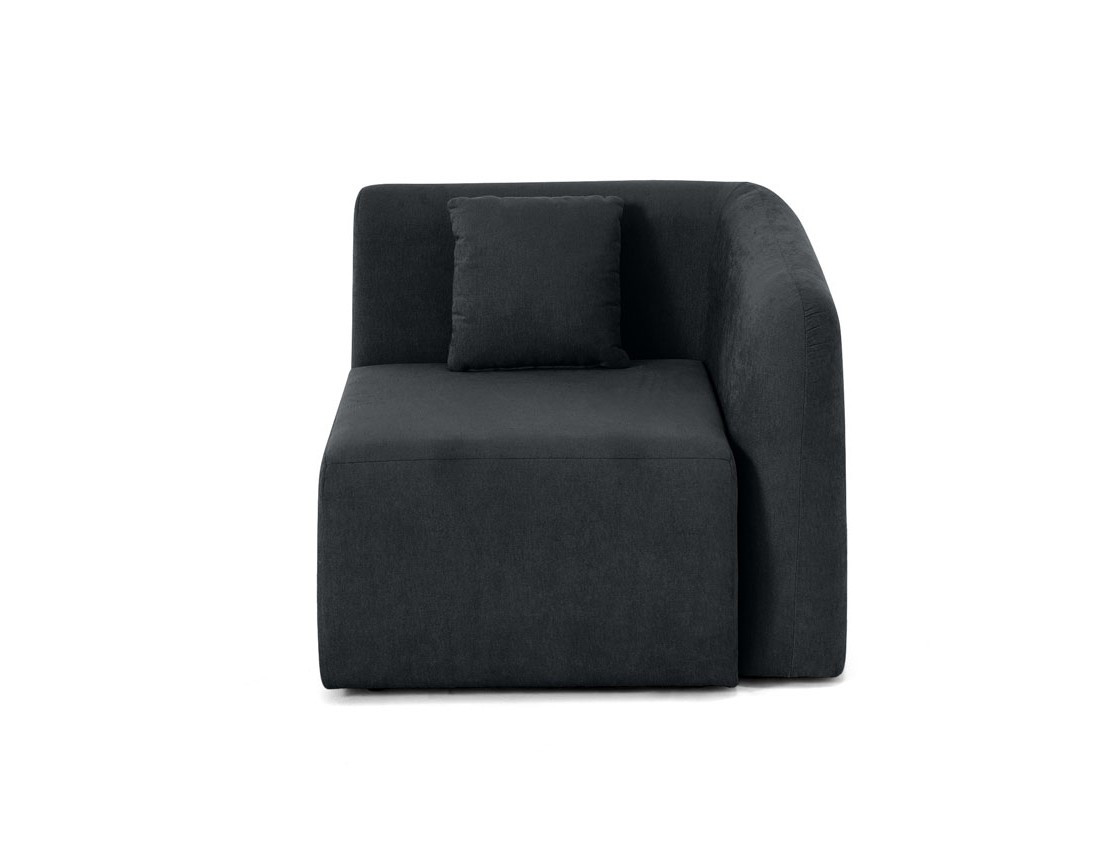 module d'assise d'angle droit en tissu Ikare