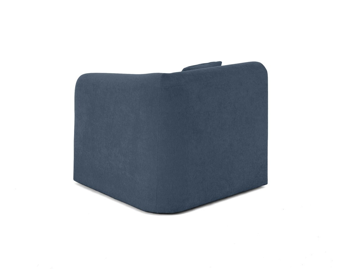 module d'assise d'angle droit en tissu Ikare