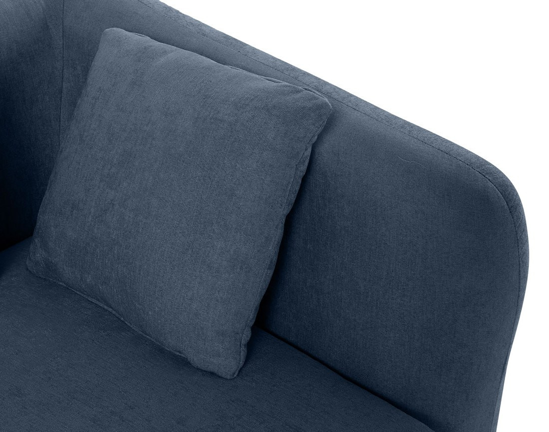 module d'assise d'angle droit en tissu Ikare