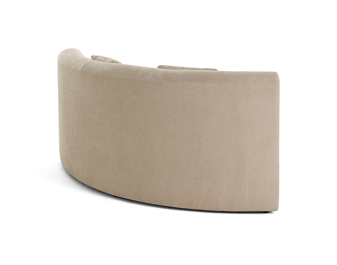 Module d'assise d'angle réversible en tissu Ikare