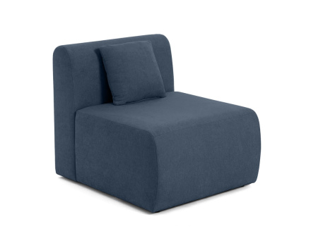 Module d'assise sans accoudoirs en tissu Ikare