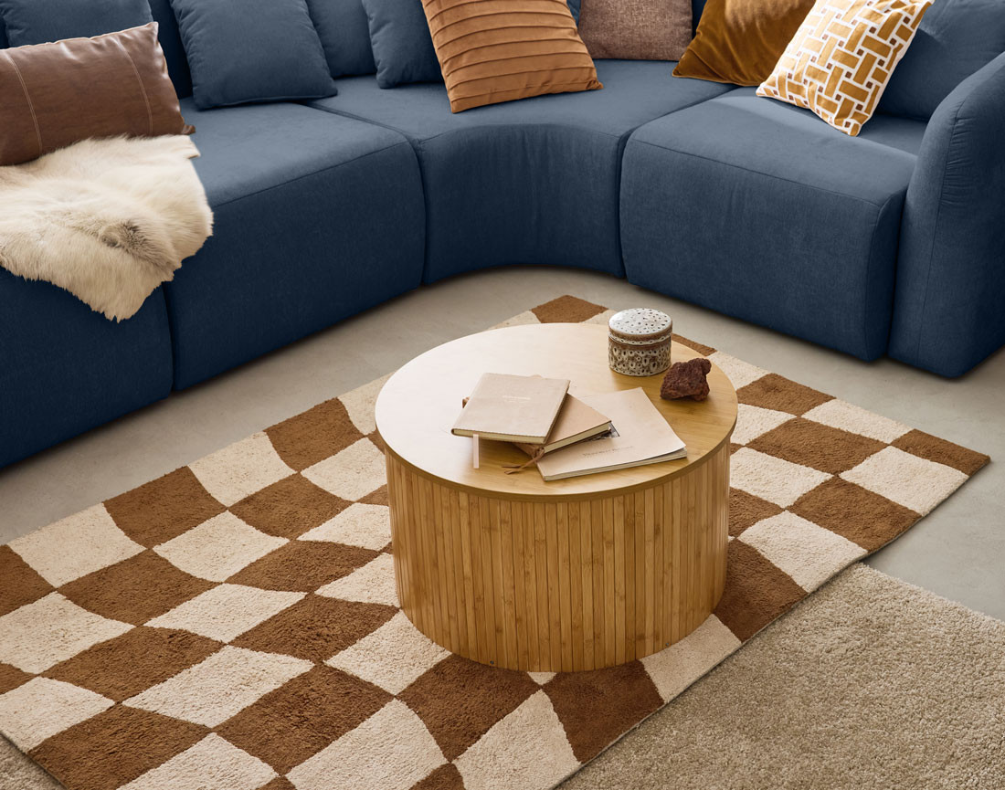 Module d'assise sans accoudoirs en tissu Ikare