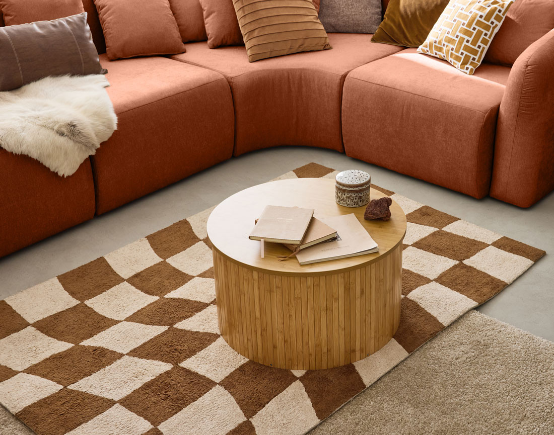 Module d'assise sans accoudoirs en tissu Ikare