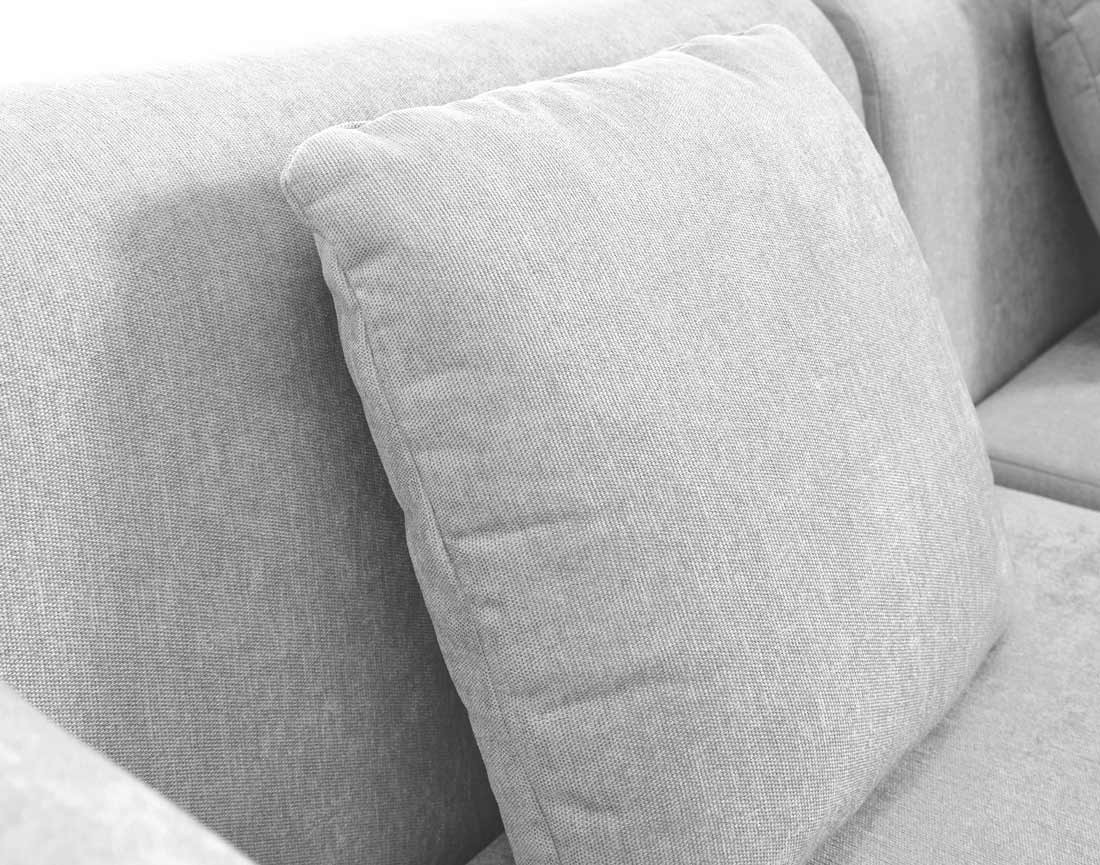 Module d'assise sans accoudoirs en tissu Ikare