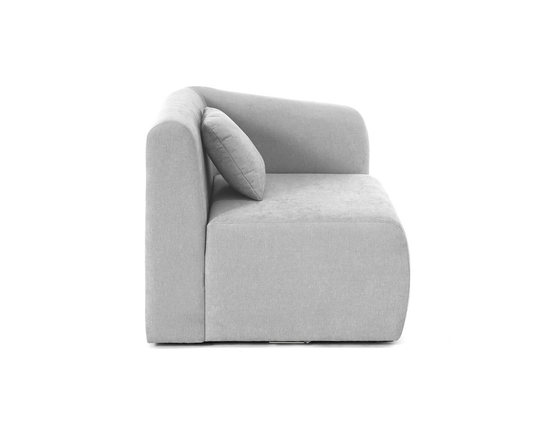 module d'assise d'angle droit en tissu Ikare