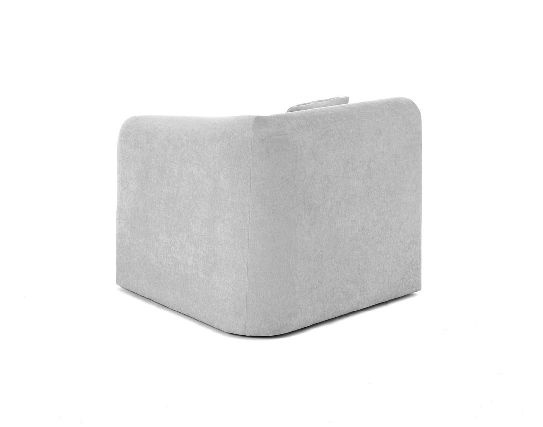 module d'assise d'angle droit en tissu Ikare