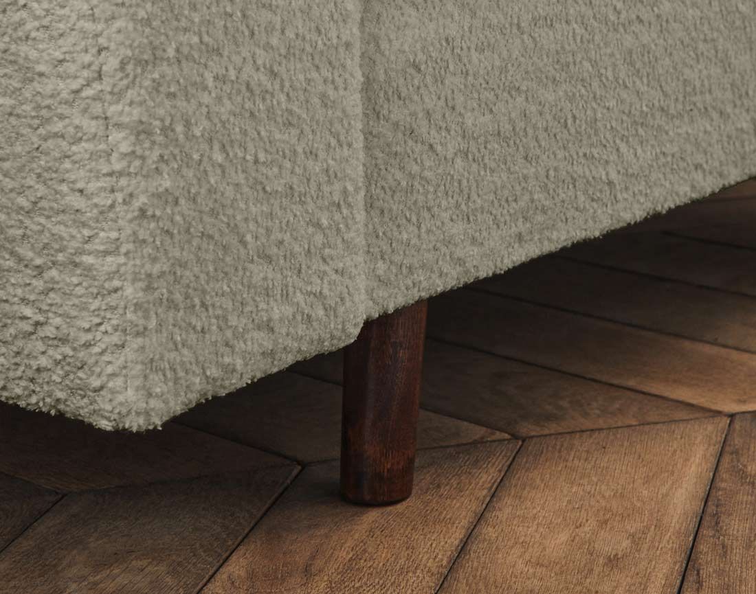 Rune - fauteuil - en tissu bouclette Lisa Design