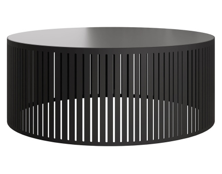 Table basse noir 75 cm Sally