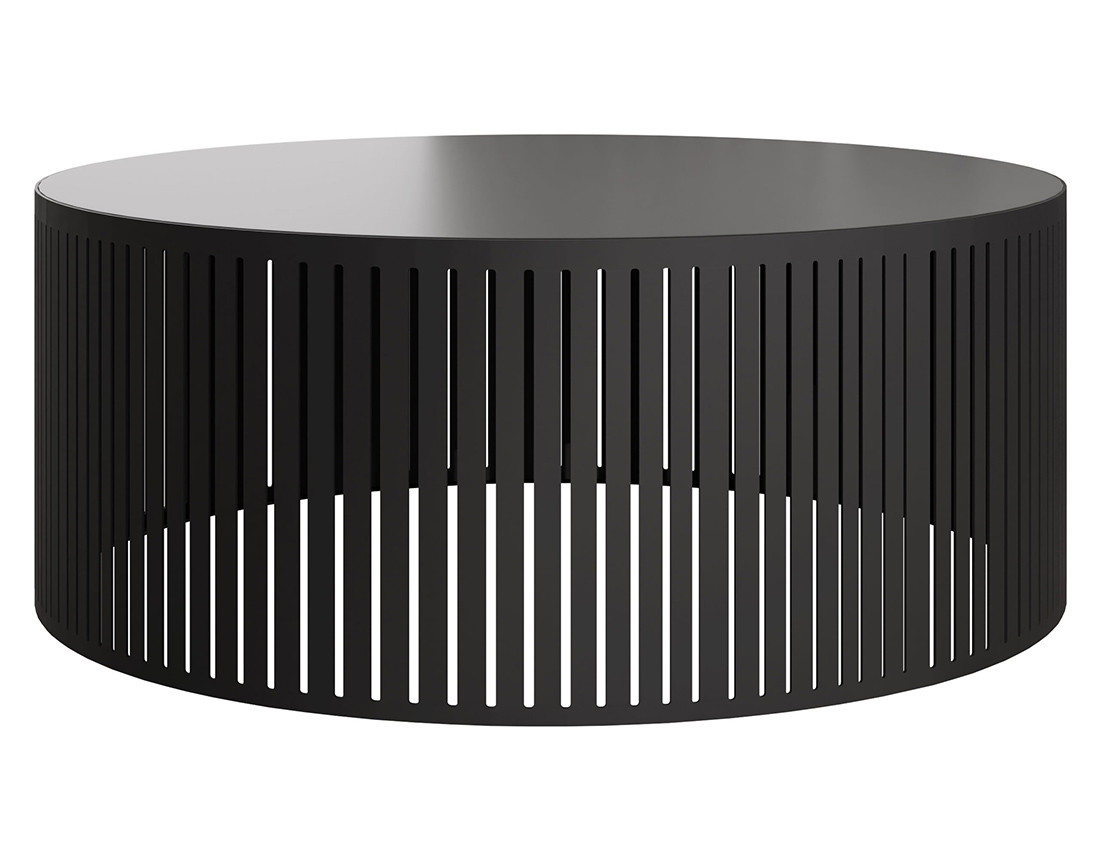 Table basse noir 75 cm Sally