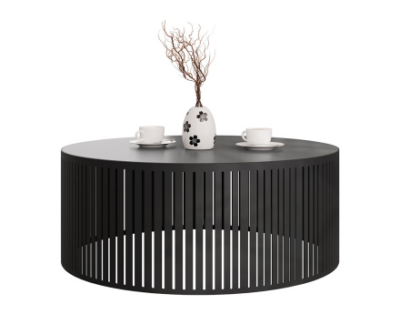 Table basse noir 75 cm Sally