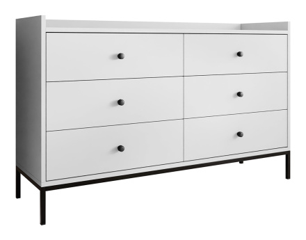 Commode blanc 130 cm Filipo