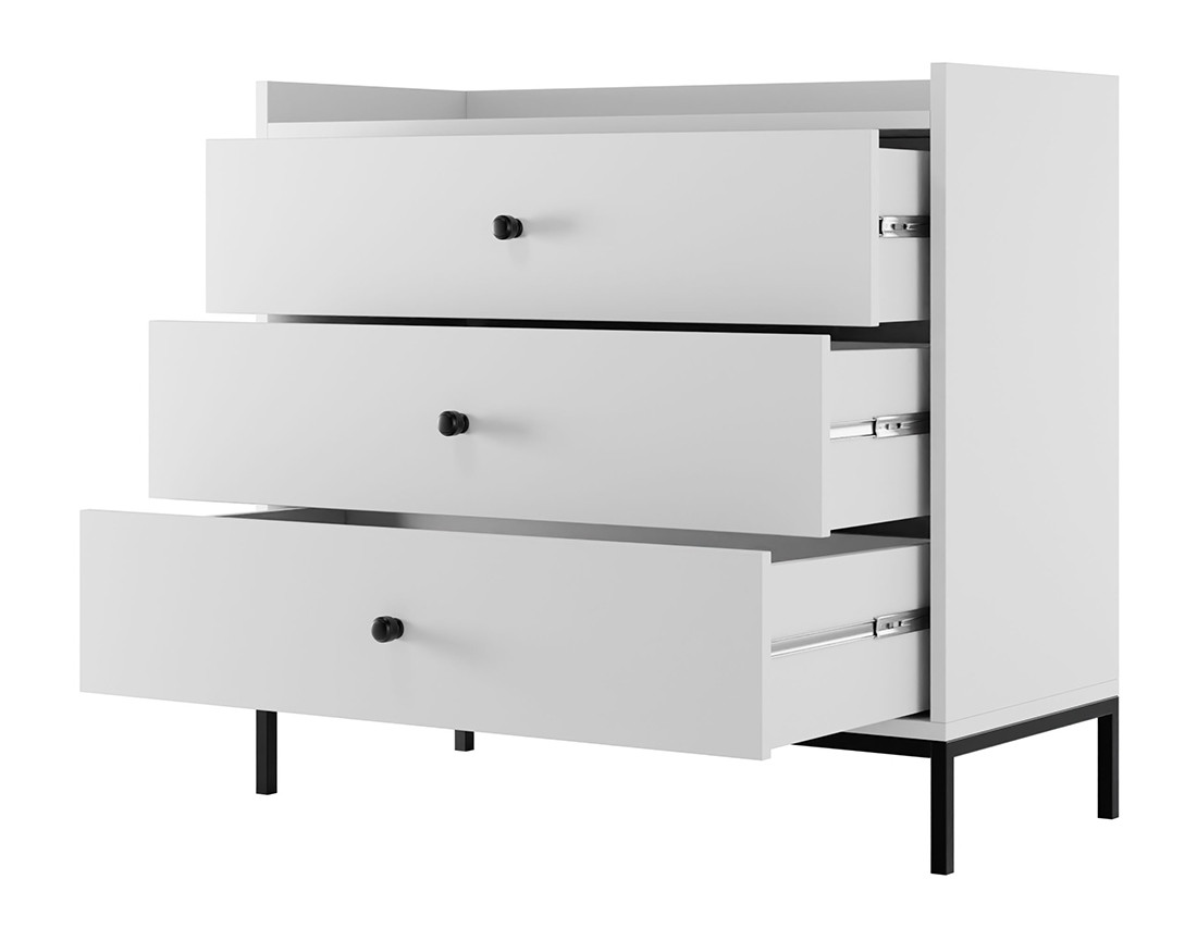 Commode blanc 80 cm Filipo