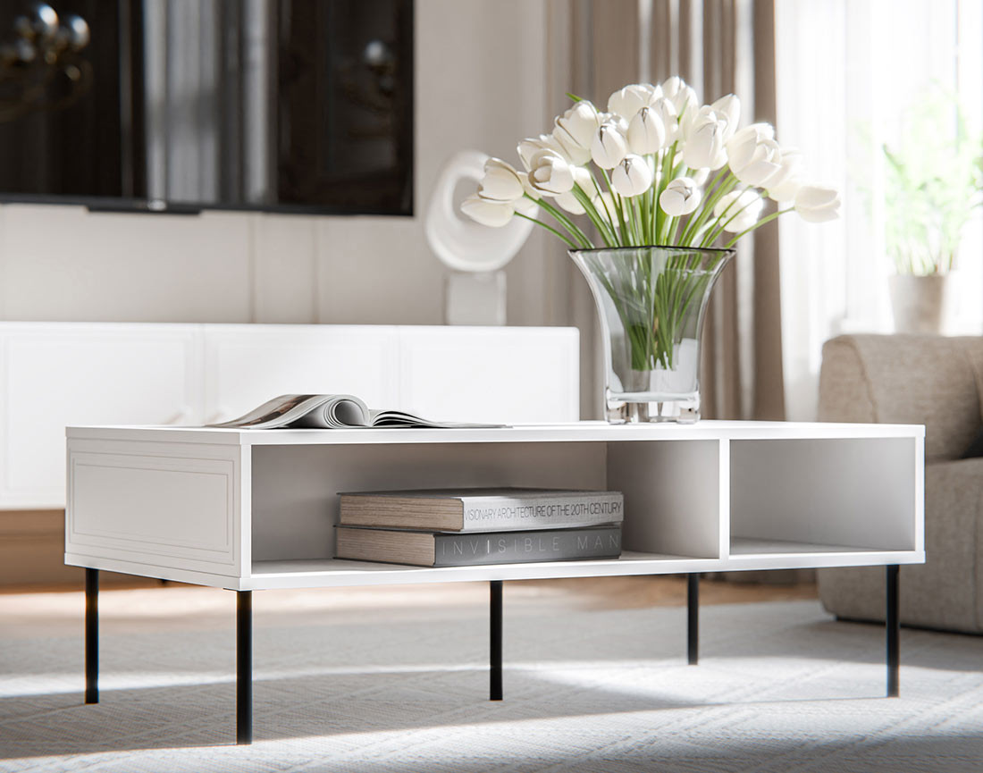 Table basse 2 niches 110 cm Lavaggi