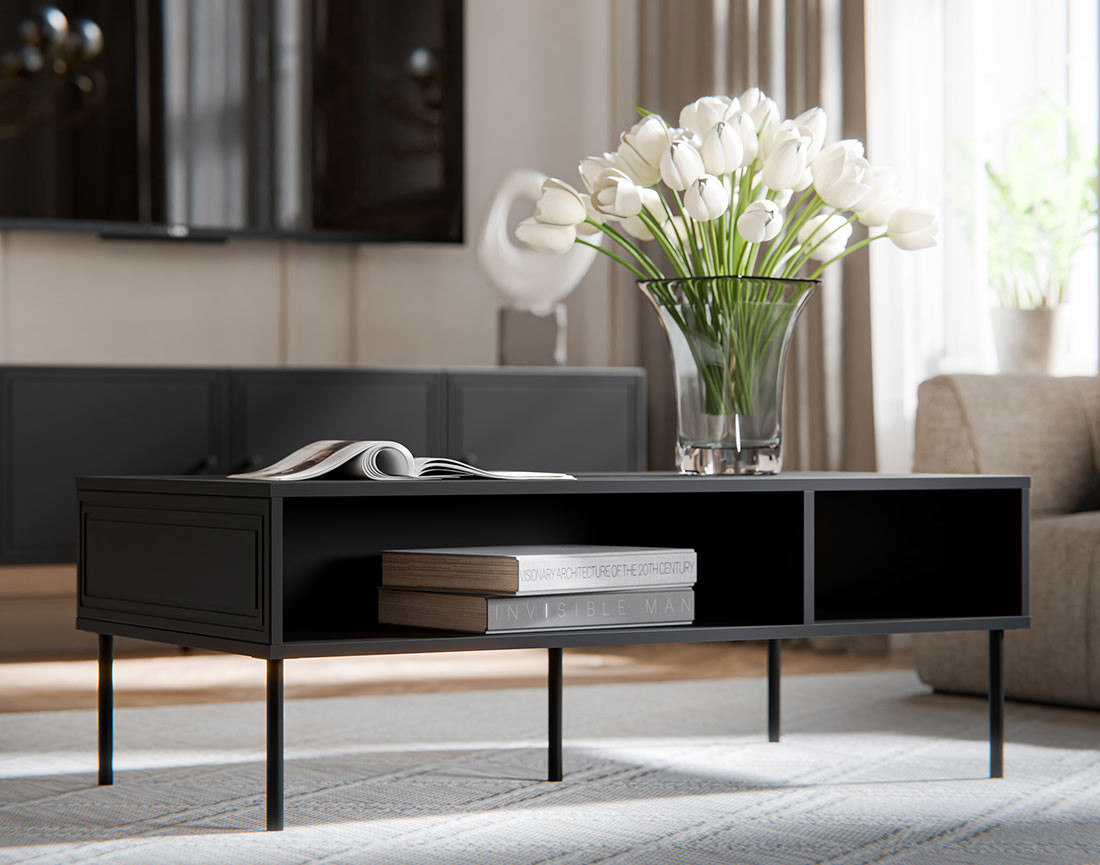 Table basse 2 niches 110 cm Lavaggi