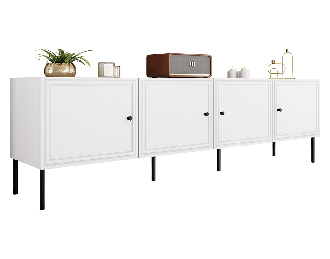 Meuble tv 4 portes 200 cm Lavaggi