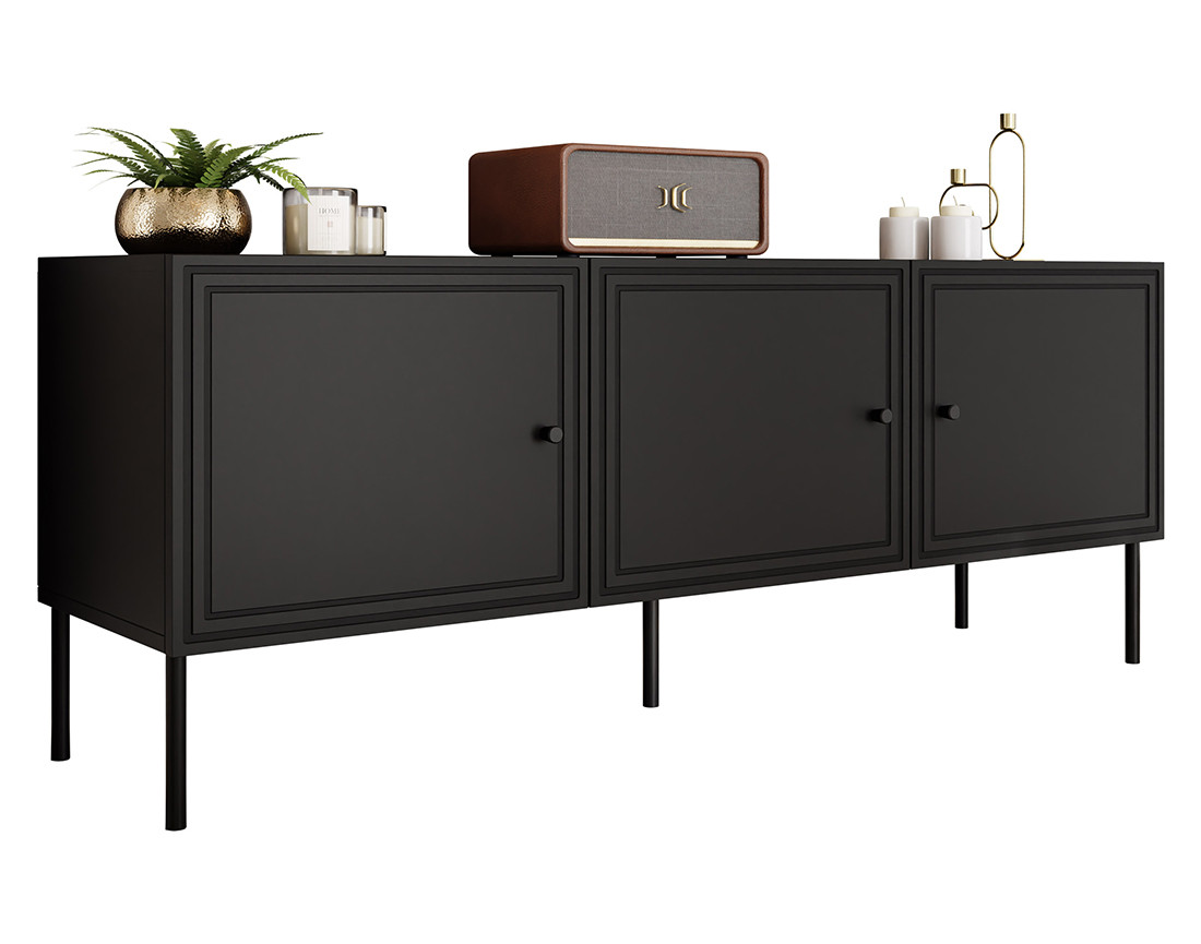 Meuble tv 3 portes 150 cm Lavaggi