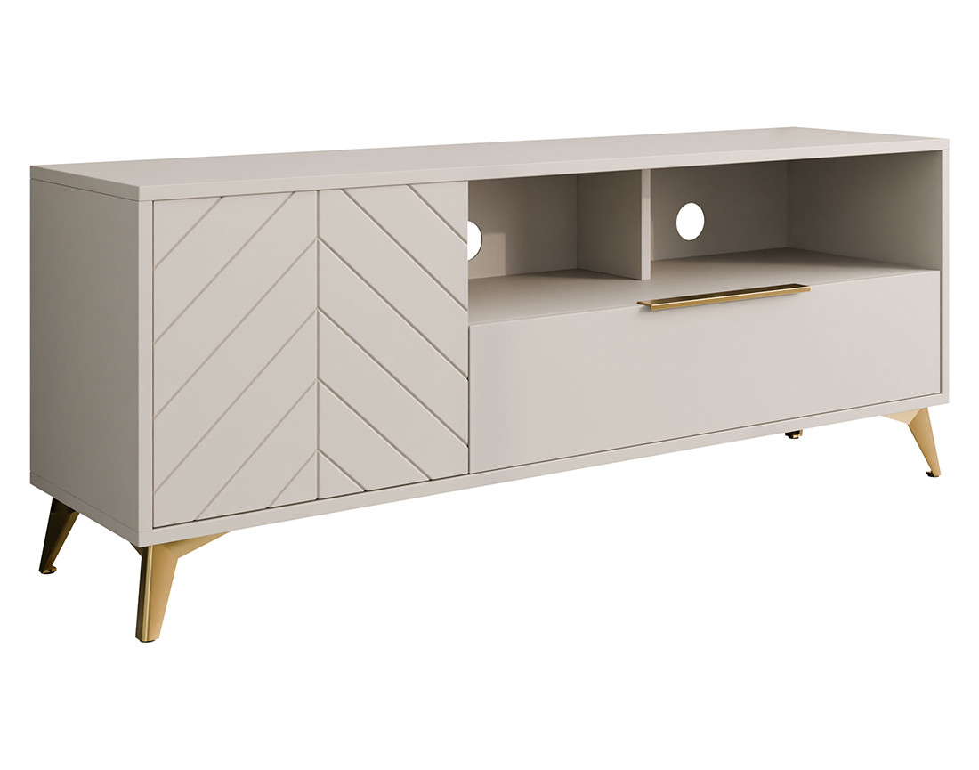 Meuble tv beige 150 cm Boccioni