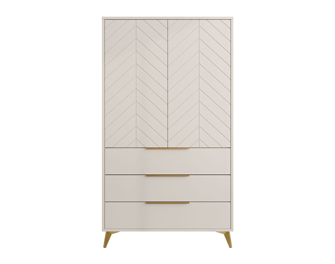 Buffet haut beige 104x180 cm Boccioni