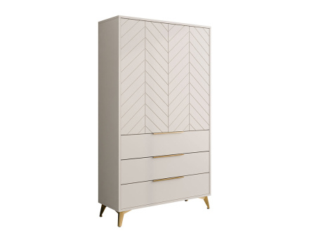 Buffet haut beige 104x180 cm Boccioni