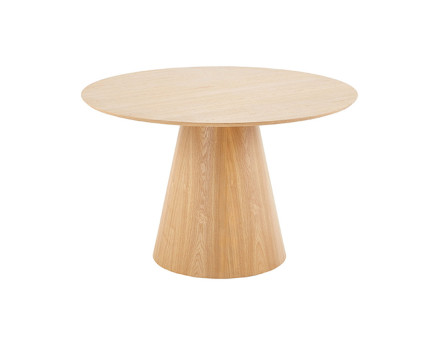 Table à manger ronde bois 120 cm 4 à 6 personnes Toledo