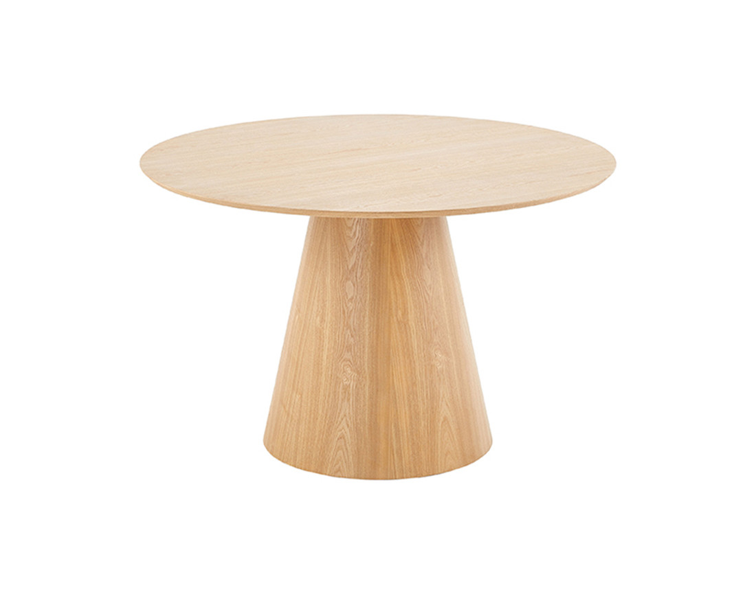 Table à manger ronde bois 120 cm 4 à 6 personnes Toledo