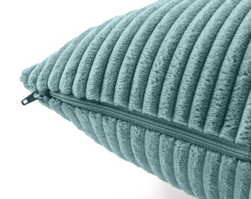 Coussin en velours côtelé...