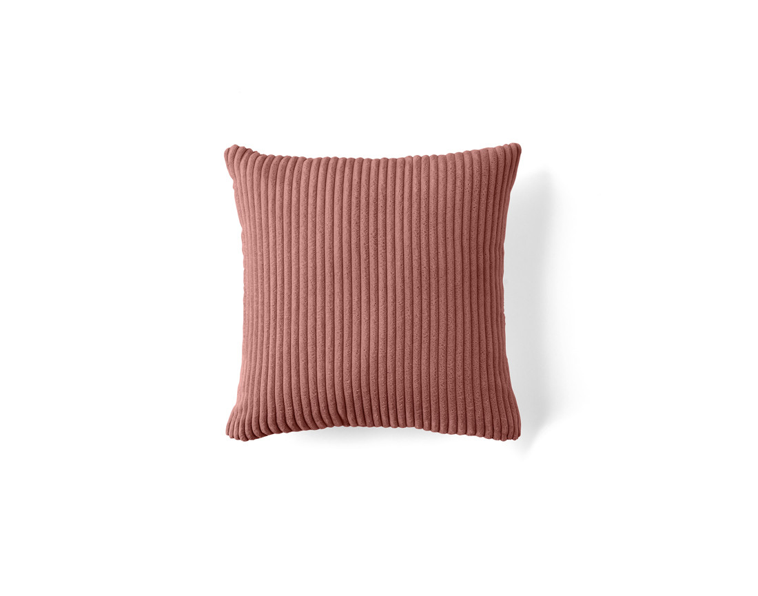 Coussin en velours côtelé 40x40 cm Selma