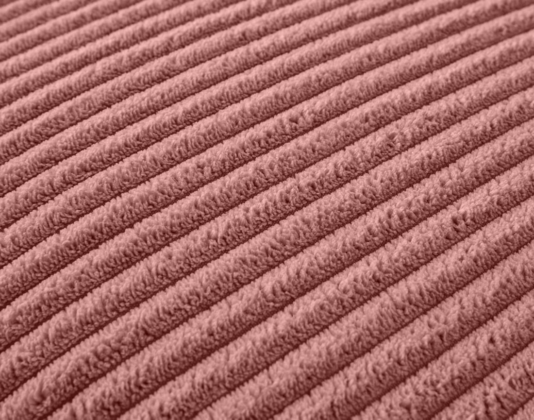 Coussin en velours côtelé 40x40 cm Selma