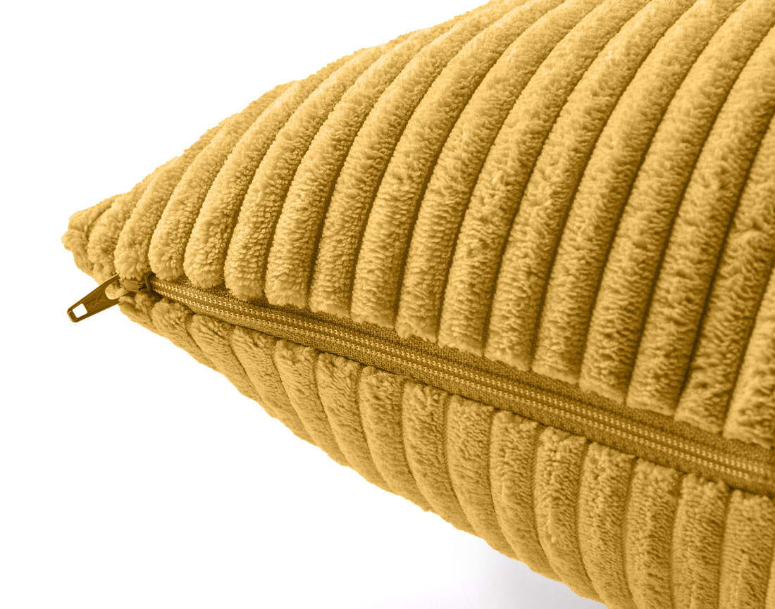 Coussin en velours côtelé 60x60 cm Selma