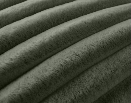 Coussin en fausse fourrure côtelé 60x60 cm Sierra