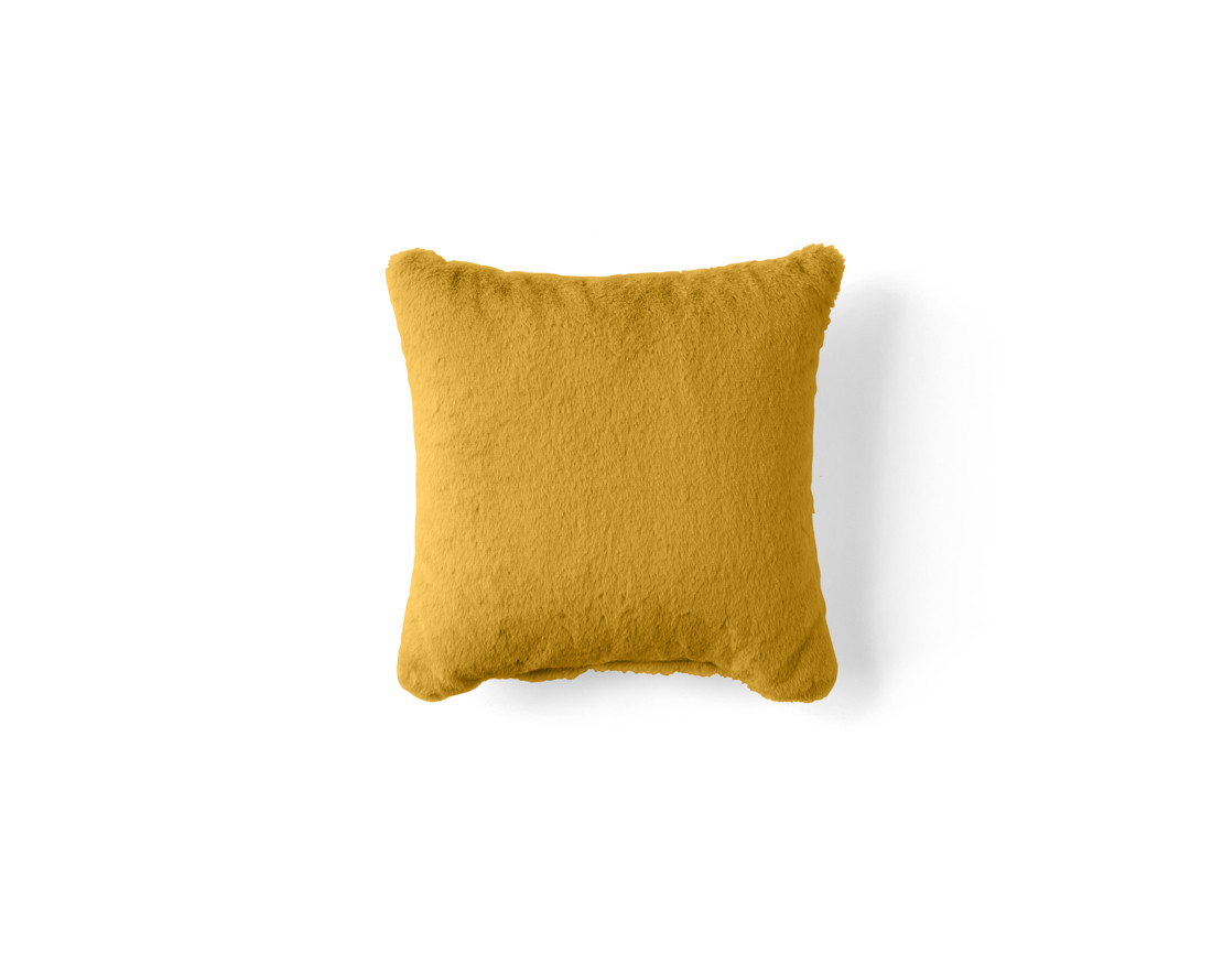 Coussin en fausse fourrure 40x40 cm Oscar