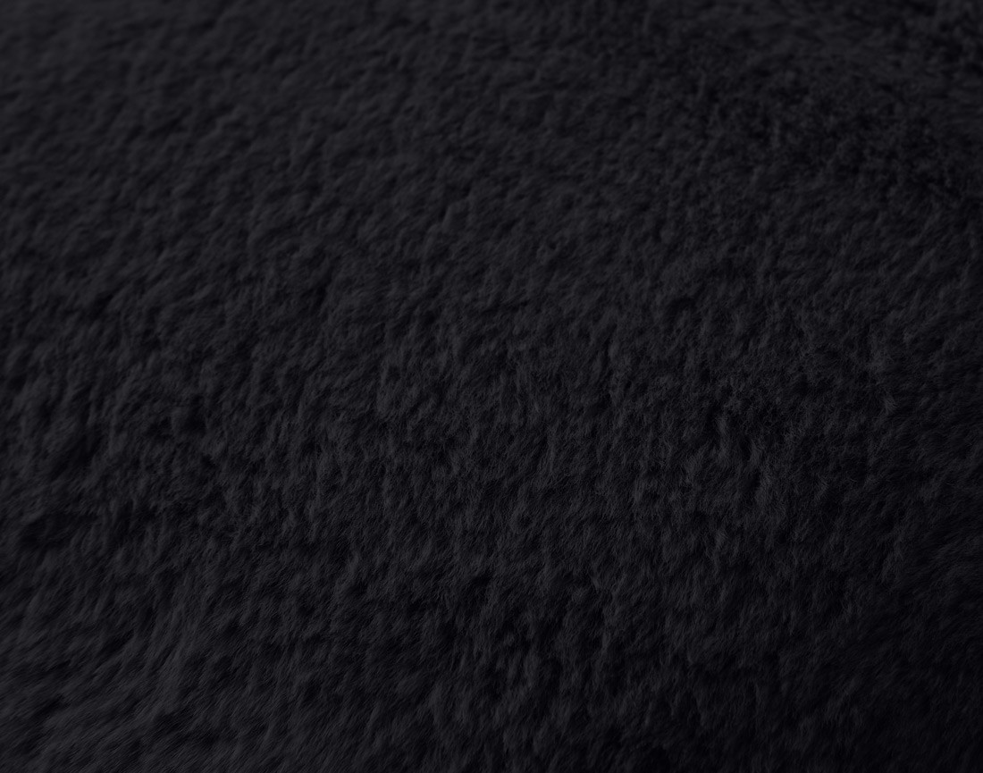 Coussin en fausse fourrure 40x40 cm Oscar