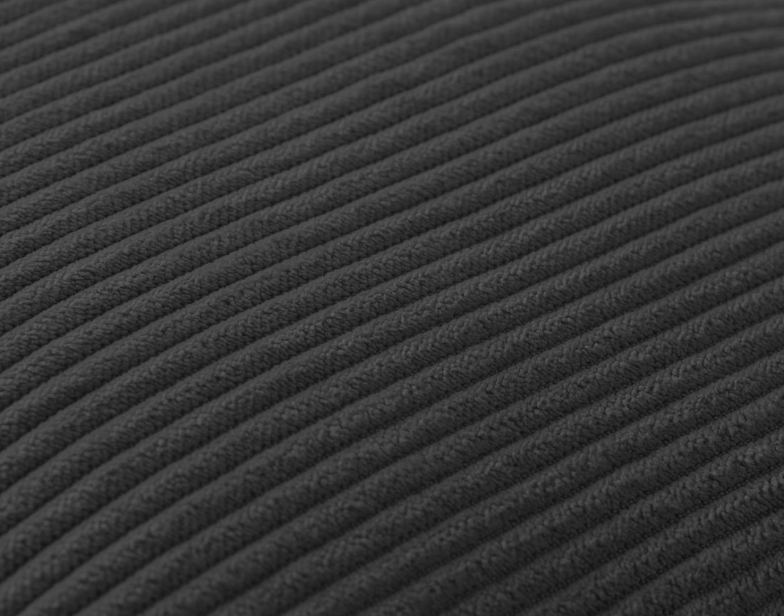 Coussin en velours côtelé 38x52 cm Albane