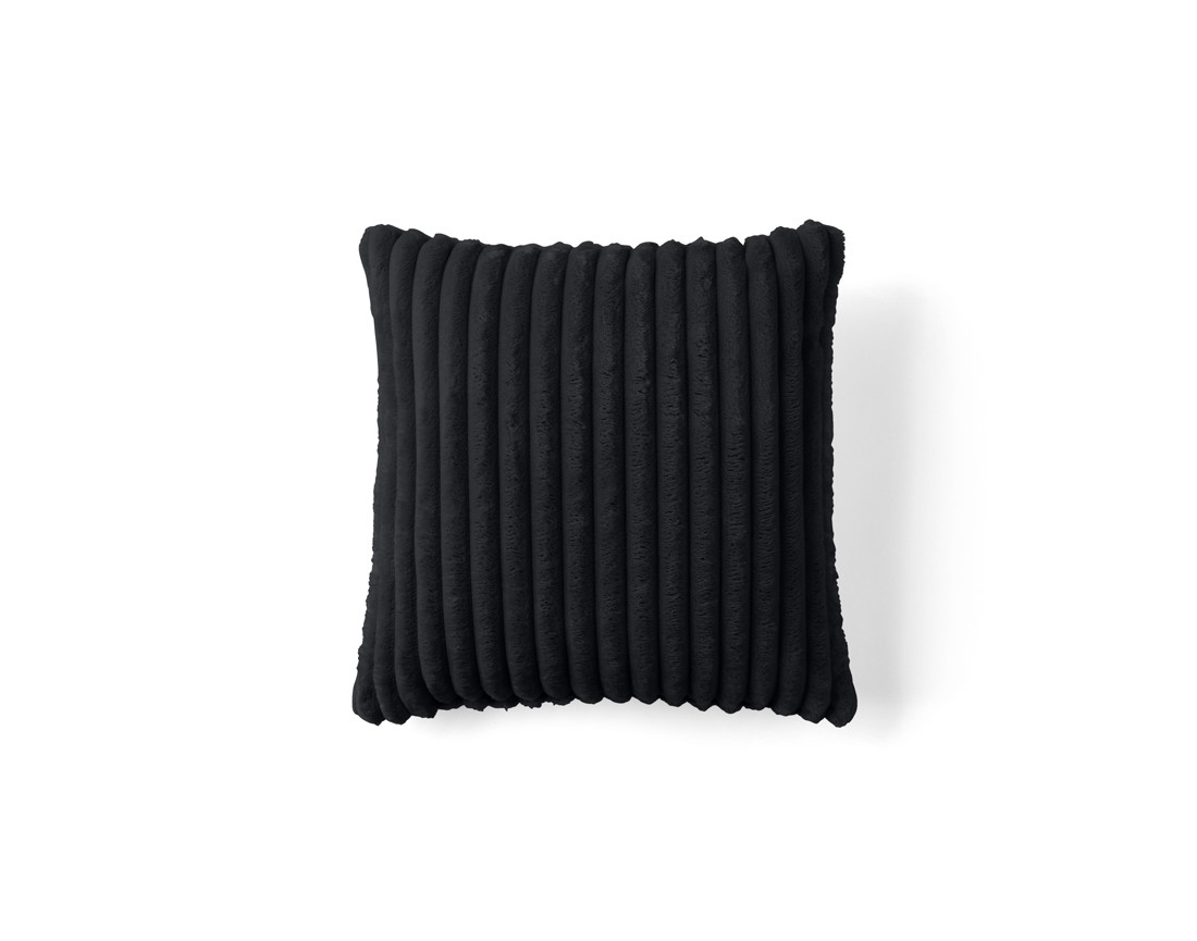 Coussin en velours côtelé grosses côtes 40x40 cm Garance