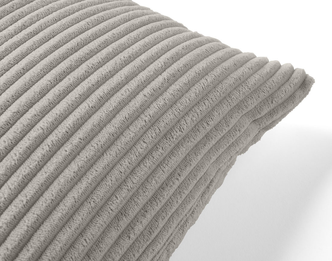 Coussin en velours côtelé 35x35 cm Pivoine