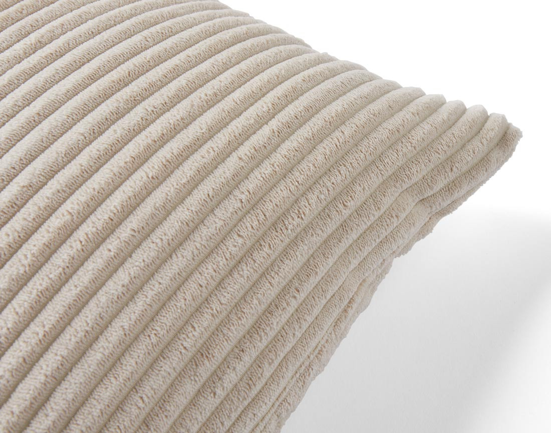 Coussin en velours côtelé 35x35 cm Pivoine