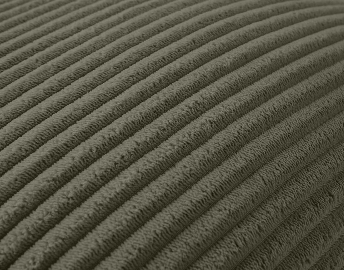 Coussin en velours côtelé 37x37 cm Rune