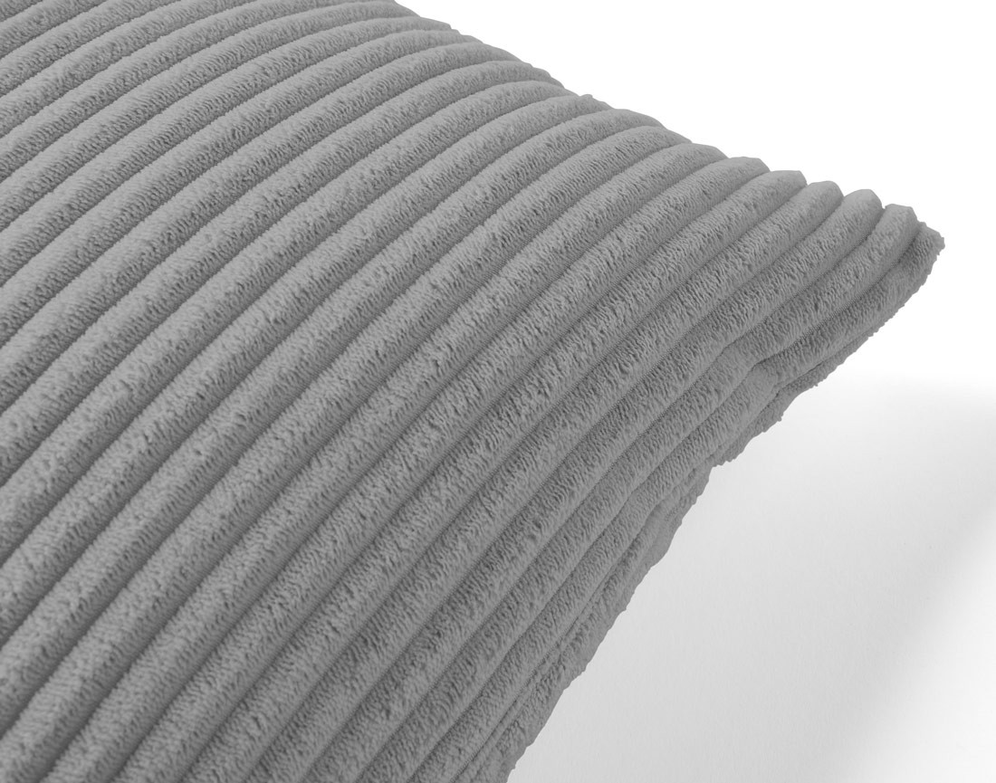 Coussin en velours côtelé 37x37 cm Rune