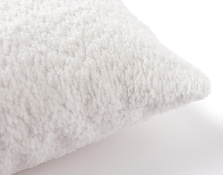 Coussin en tissu bouclette 37x37 cm Rune