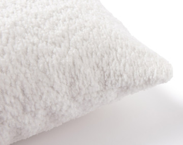 Coussin en tissu bouclette...