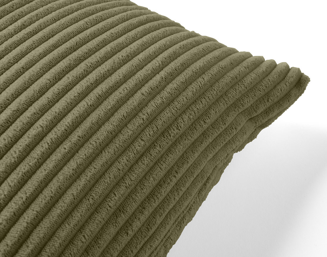 Coussin en velours côtelé 40x40 cm Garance