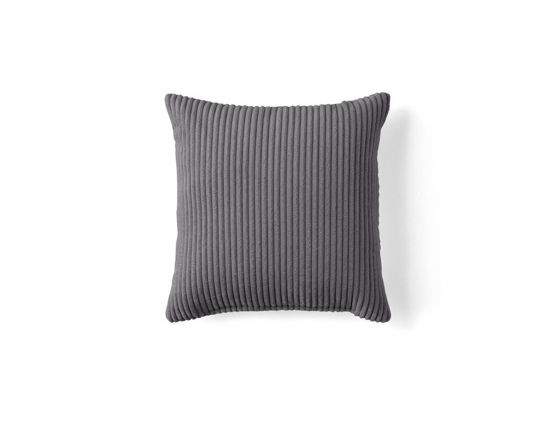 Coussin en velours côtelé 40x40 cm Garance