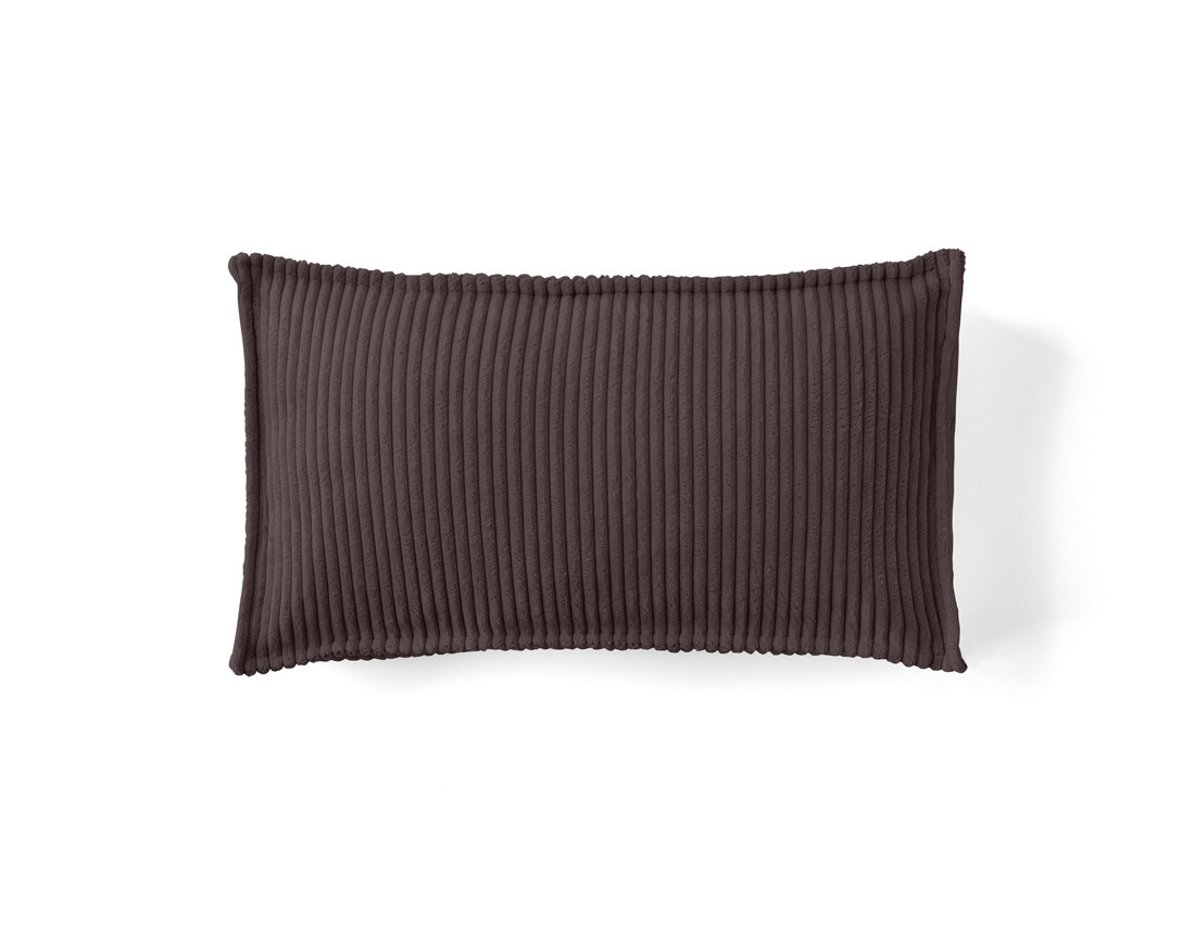 Coussin en velours côtelé 32x57 cm Stella