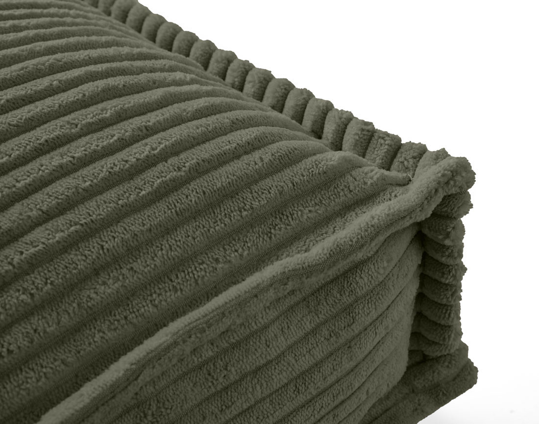 Coussin en velours côtelé 32x57 cm Stella