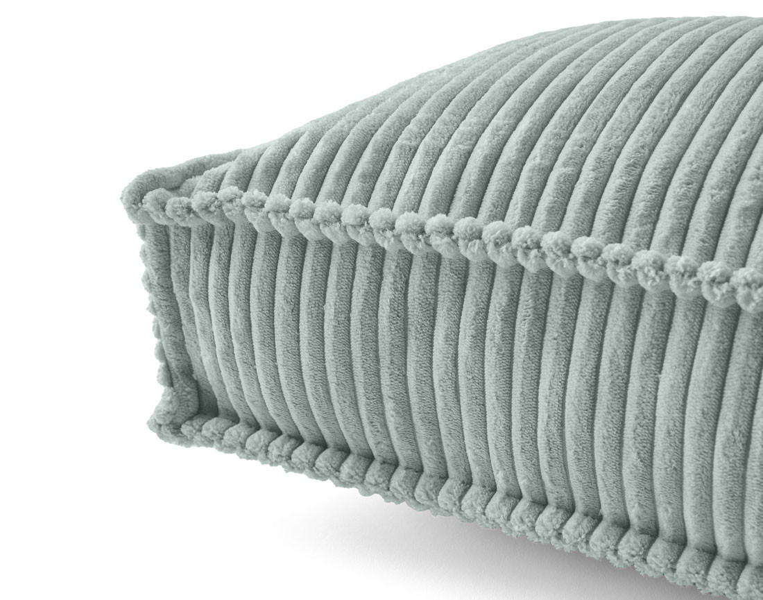 Coussin en velours côtelé 32x57 cm Stella