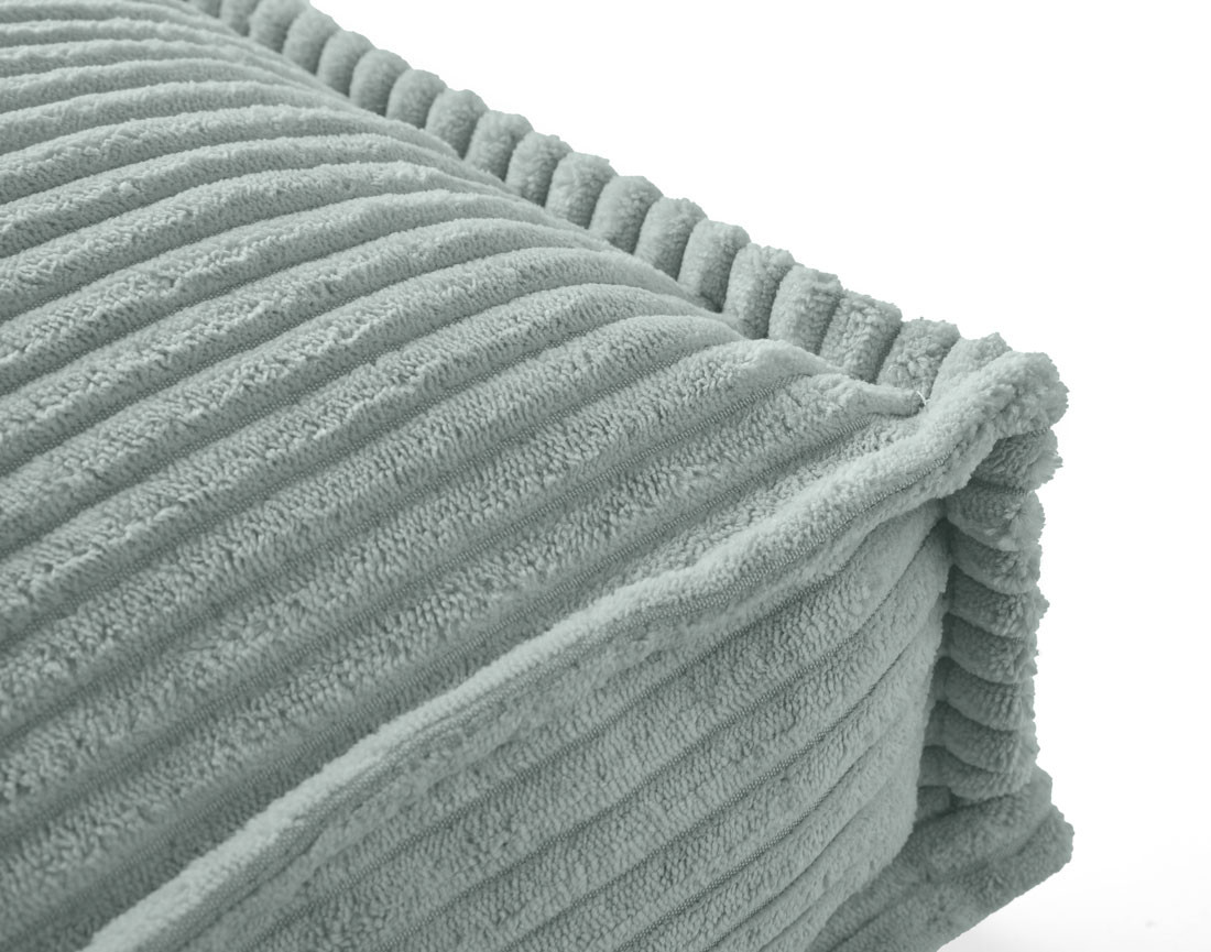 Coussin en velours côtelé 32x57 cm Stella