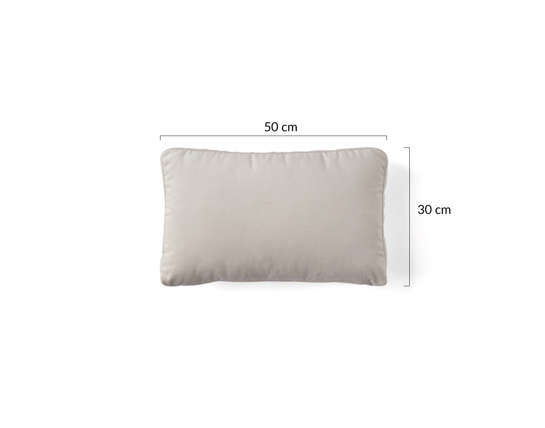 Coussin en velours 30x50 cm Anna